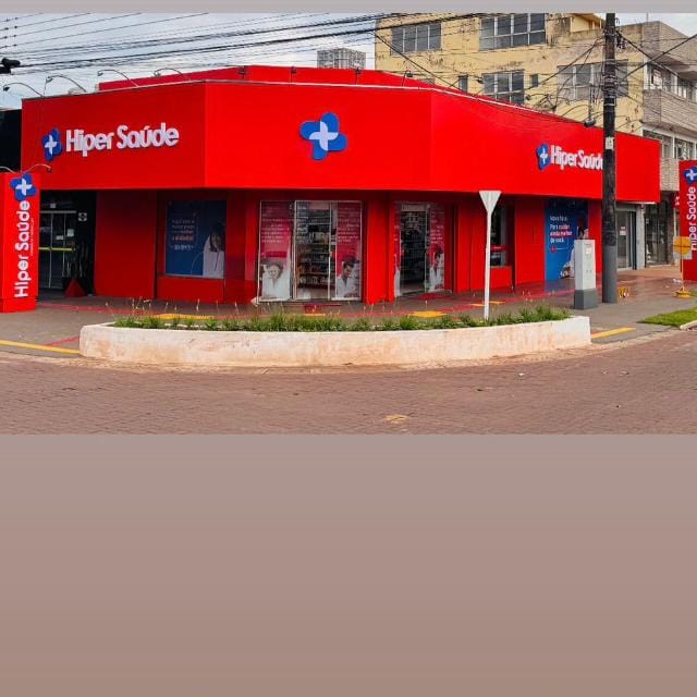 Fachada da Farmácia Hiper Saúde